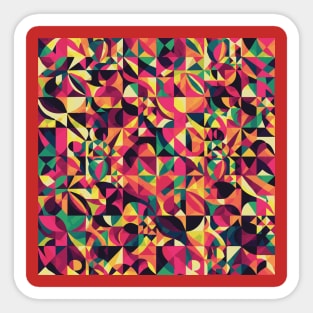 Abstract Geometric Sticker